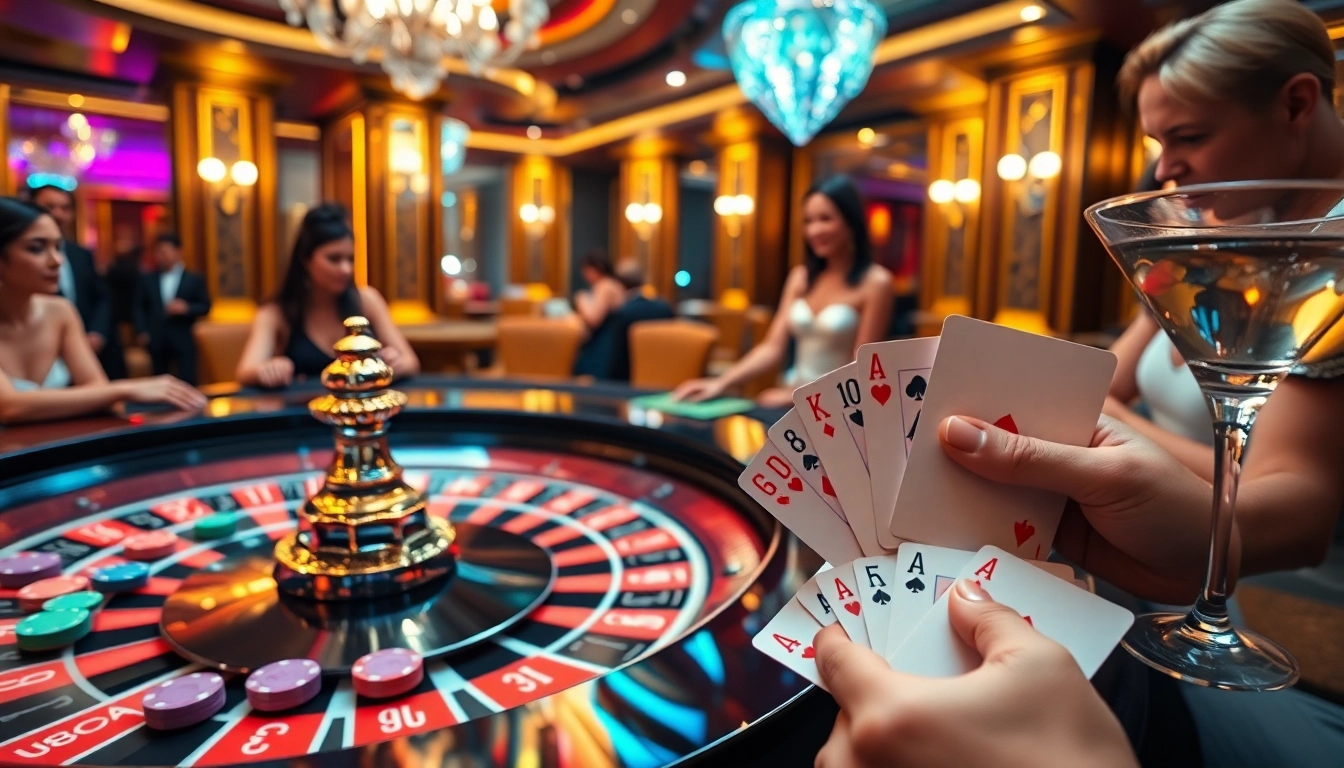 Immerse in the excitement at a casino with players enjoying a game featuring qe8.com as their top online gambling choice.